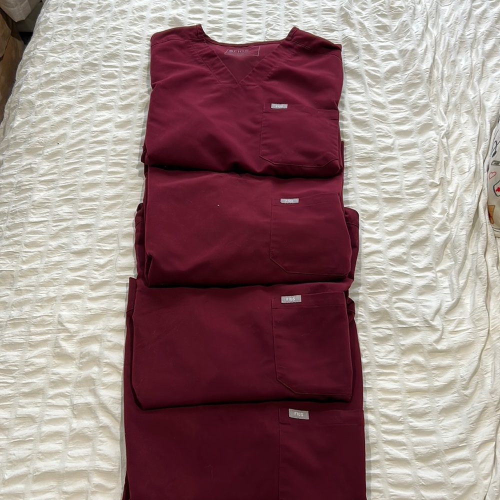 FIGS bundle. 4 brand new scrub top, lightly worn